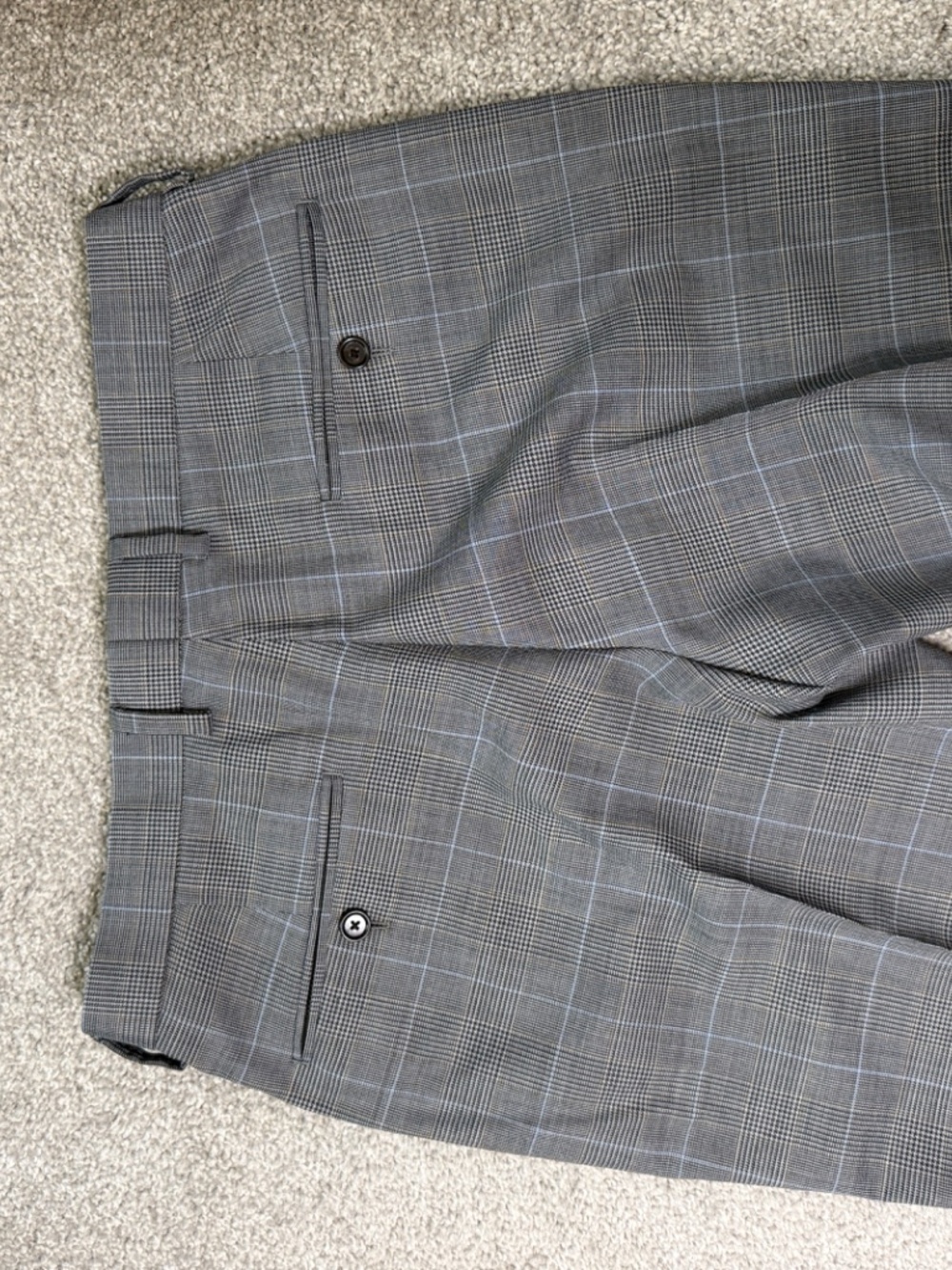 J Crew Ludlow Slim Glen Plaid Grey Dress Pants 31x32 EUC - Picture 13 of 14
